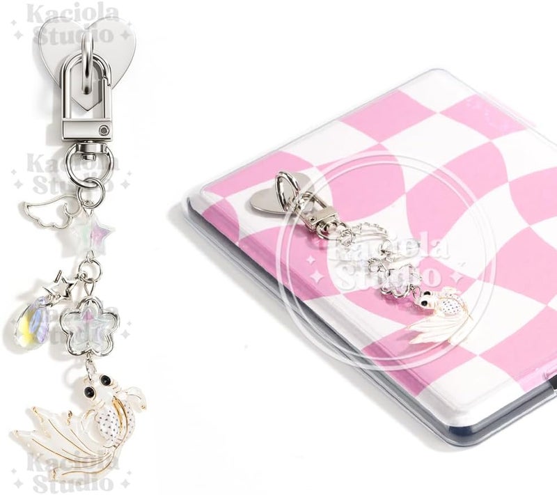Kaciola Charm Chains for Kindle, Cute E-reader Phone Charm Bracelets Accessories Gift for Reader Booklovers Women Men, Charms Compatible for Kindle/E-Reader/Phone (B01-B07) - Image 1